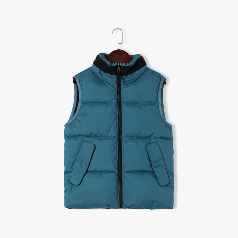 Kid’s Puffer Vest in Solution Dye Technical -7