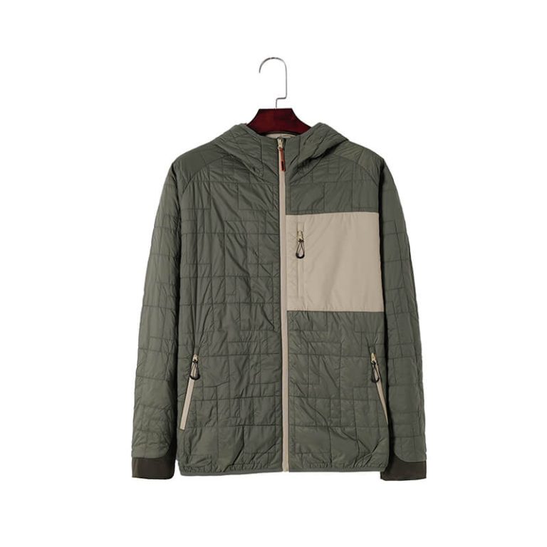 Men's quilt jacket with Wool PLA padding (2)