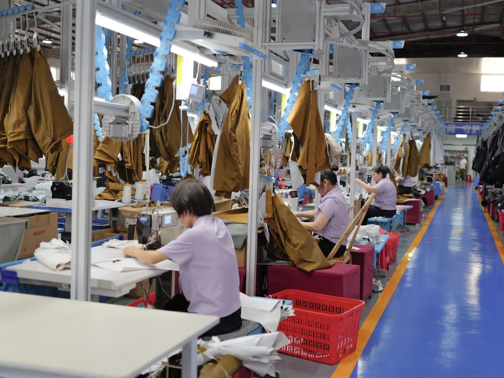 place jackets into production