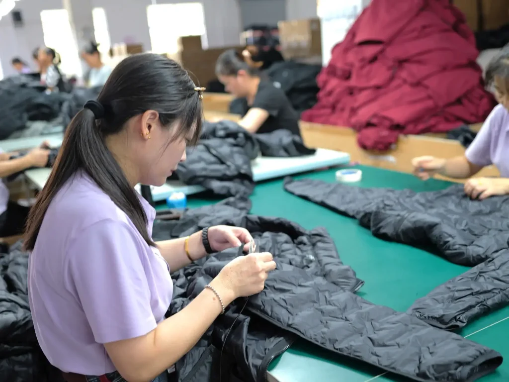 fashion jacket production